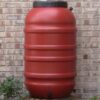 Terra Cotta Red HDPE Plastic 55-Gallon Rain Barrel with Spigot - Image 3