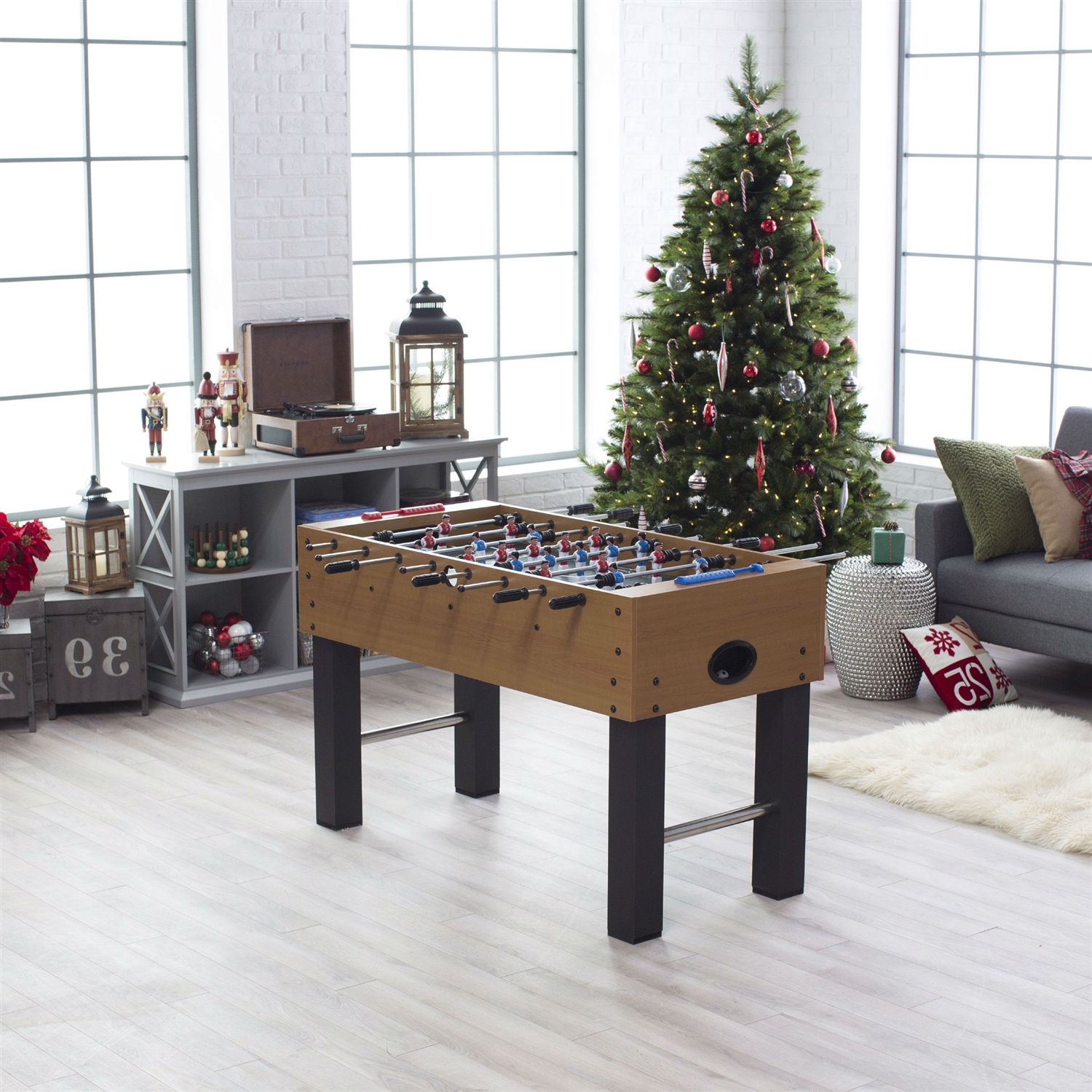 Game Room 52-inch Foosball Table with Abacus Scoring System - Image 2