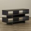 Modern TV Stand Entertainment Center in Dark Brown Cappuccino Wood Finish - Image 2