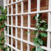 8 Ft Wall Mounted Trellis in White Vinyl - Made in USA - Image 3
