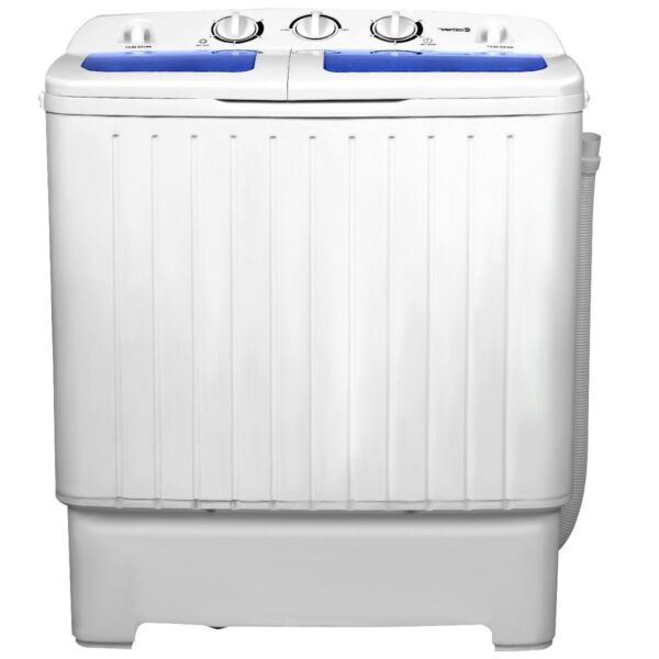 Small 110v Compact Twin Tub Washing Machine Washer Spinner - Image 3