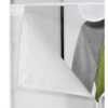 36-inch White Portable Closet Clothes Organizer Wardrobe - Image 4