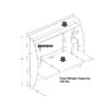 Wall Mount Space Saving Modern Laptop Computer Desk in Espresso - Image 4