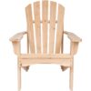 Ergonomic Natural Cedar Wood Adirondack Chair - Image 2