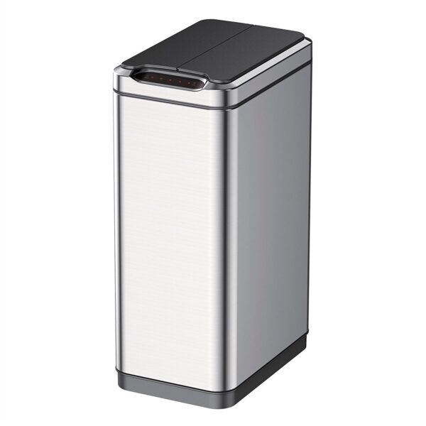 Stainless Steel 13 Gallon Touchless Motion Sensor Kitchen Trash Can - Image 2