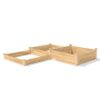 4 ft x 12 ft Cedar Wood 3 Tier Raised Garden Bed - Made in USA - Image 3