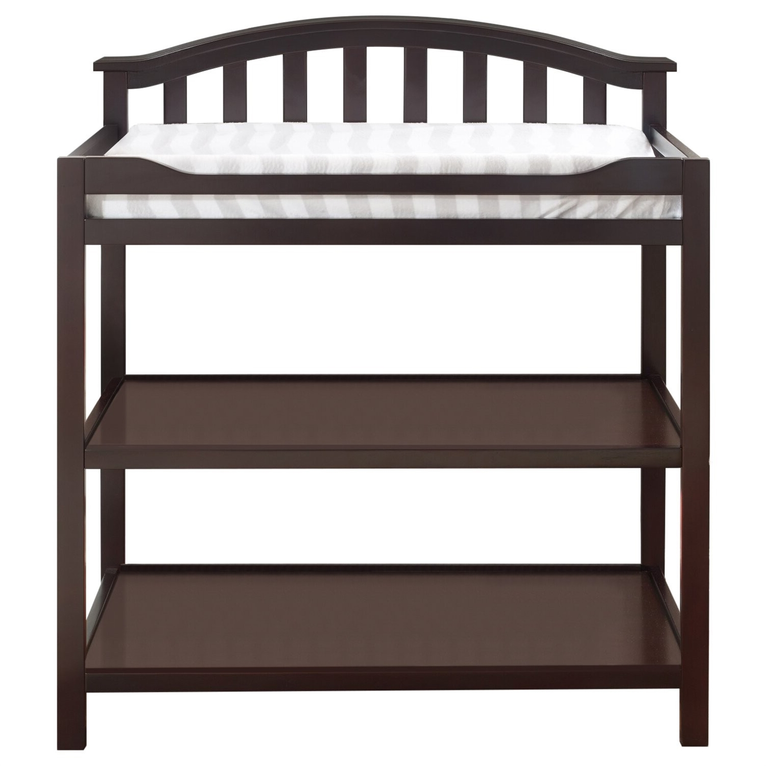 3 Piece Crib Changing Station 6 Drawer Dresser Nursery Furniture Set Espresso - Image 5