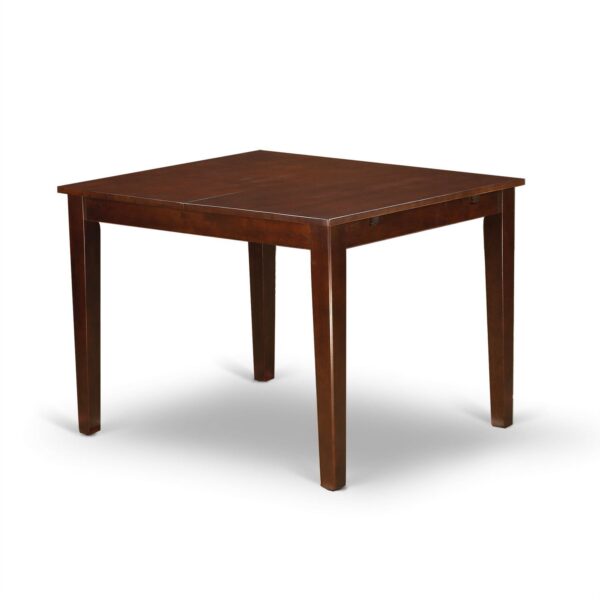 Mission Style 7-piece Dining Set in Mahogany Wood Finish - Image 2