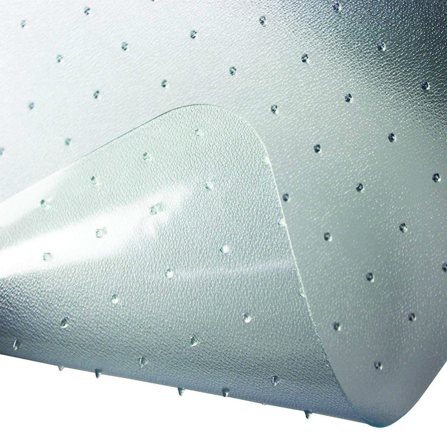 Heavy Duty 47 x 35 inch Chair Mat with Lip for Low to Medium Pile Carpet Floor - Image 3