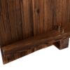 5-Ft Outdoor Fir Wood Garden Bridge with Side Rails in Brown Finish - Image 5