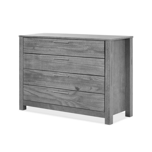 FarmHouse Traditional Rustic Gray 4 Drawer Dresser - Image 2