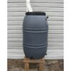 Grey 55-Gallon BPA Free Plastic Rain Barrel with Bottom Spigot - Image 2