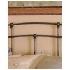 Queen size Metal Headboard in Black Walnut Finish - Image 4
