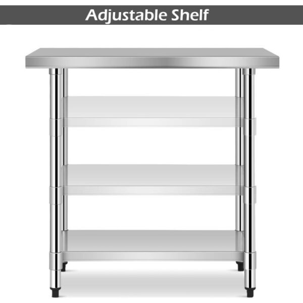 Commercial Kitchen Stainless Steel Work Table - Image 3
