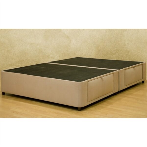 Full size Charcoal Microfiber Upholstered Platform Bed with 4 Storage Drawers - Image 2