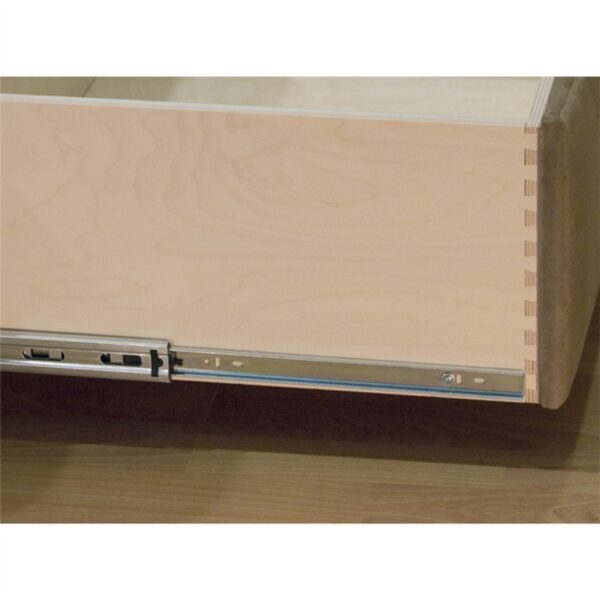 Full size Charcoal Microfiber Upholstered Platform Bed with 4 Storage Drawers - Image 3