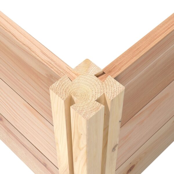 2 ft x 8 ft Tall Cedar Wood Raised Garden Bed - Made in USA - Image 3