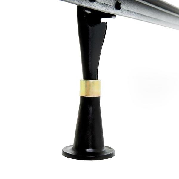 Twin / Full Bed Frame with Smooth-Glide Legs and Headboard Brackets - Image 3