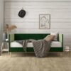 Twin size Modern Green Velvet Upholstered Daybed - Image 4
