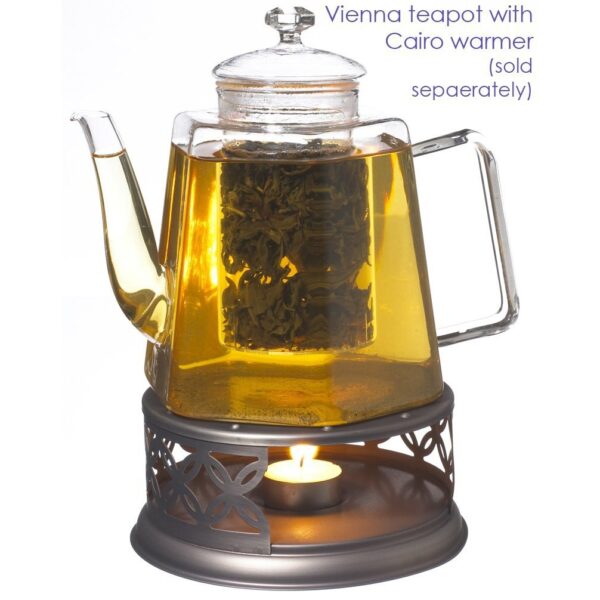 Stove Top Glass Water Boiler Kettle Teapot with Tea Infuser - Image 2