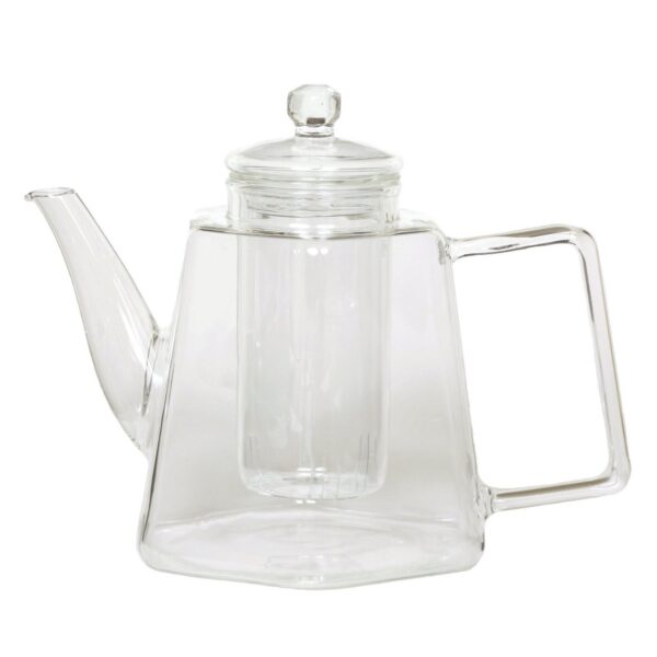 Stove Top Glass Water Boiler Kettle Teapot with Tea Infuser - Image 4