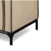 Tan 27-inch Portable Storage Closet Wardrobe with Shoe Organizer - Image 2