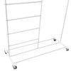 White Rolling Multi Use Laundry Clothes Drying Rack - Image 3