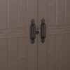 Outdoor 3 x 6-ft Storage Shed in Taupe Brown Polypropylene - Image 5