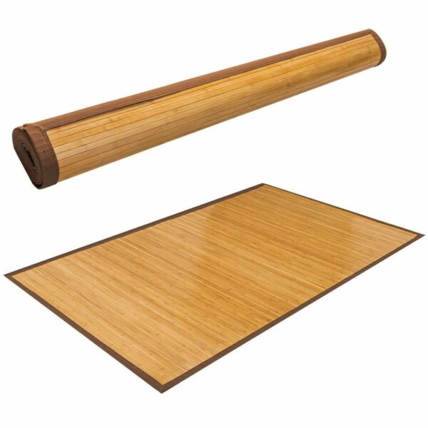 5' x 8' Indoor/Outdoor 100% Bamboo Area Rug Floor Carpet - Image 2