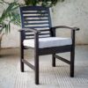 5 Piece Espresso Gas Burning Fire Pit Patio Set - Image 4