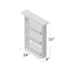 3 Piece Indoor/Outdoor Wood Wall Planter Vertical Garden - Image 3