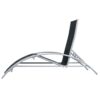 3 Piece Complete Black Outdoor Patio Pool Lounger Set - Image 3