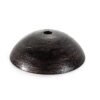 Modern 16.5 inch Round Copper Color Glass Vessel Sink - Image 2