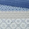 King 8-Piece Polyester Microfiber Reversible Quilt Set with Cotton Sheets - Image 3