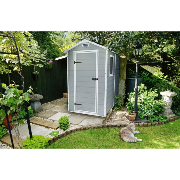 Outdoor 6-ft x 8-ft Storage Shed in Steel Reinforced Polypropylene - Image 2