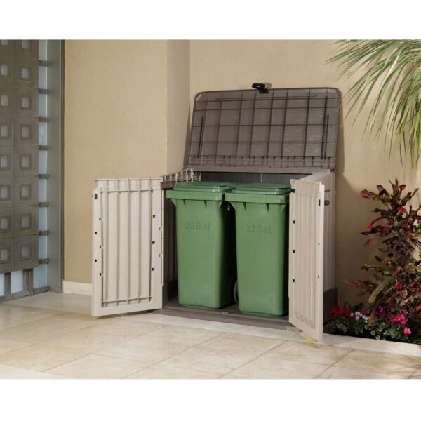 Outdoor Lawn Garden Storage Shed - 30 Cubic Feet - Image 2