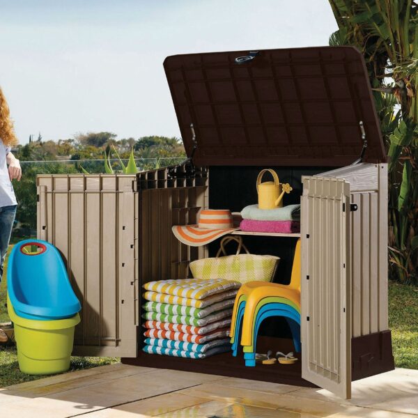 Outdoor Lawn Garden Storage Shed - 30 Cubic Feet - Image 3