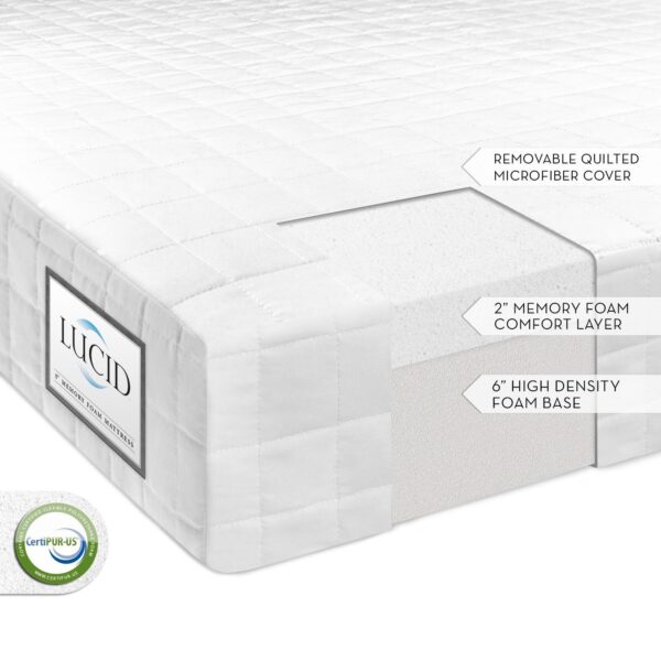 California King size 8-inch Thick Memory Foam Mattress - 25-year Warranty - Image 2
