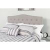 Twin size Light Grey Upholstered Button Tufted Headboard - Image 2