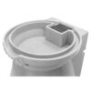 Light Grey Granite 65 Gallon Plastic Urn Rain Barrel with Planter Top - Image 3