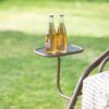 Outdoor Patio 2-Person Porch Swing with Adjustable Tilt Canopy and Side Table - Image 4