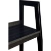 Set of 2 - Black 4-Shelf Modern Ladder Style Bookcases - Image 3