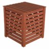 Solid Wood 90-Gallon Compost Bin with Removable Top and Hinged Side Panel - Image 4