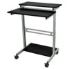 Mobile 31.5-inch Stand Up Computer Desk in Black - Image 2