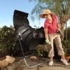Heavy Duty HDPT Plastic 10 cubic ft. Compost Bin Tumbler with Steel Stand - Image 3