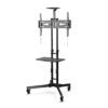 Adjustable Height Mobile TV Cart TV Stand for up to 65-inch TV - Image 2