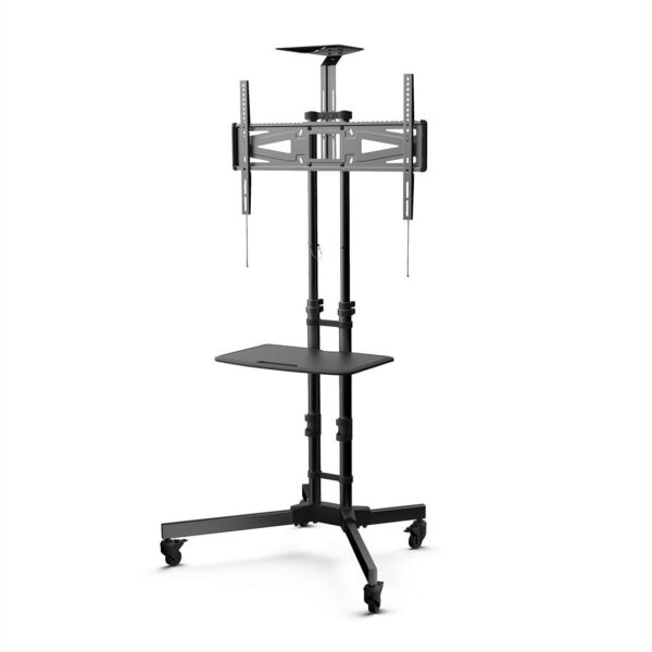 Adjustable Height Mobile TV Cart TV Stand for up to 65-inch TV - Image 2