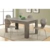 Modern 60 x 36 inch Dark Taupe Rectangular Dining Table - Image 2