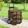 Firewood Mover Hauler Dolly Roller Log Rack - Made in USA - Image 2
