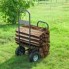 Firewood Mover Hauler Dolly Roller Log Rack - Made in USA - Image 3